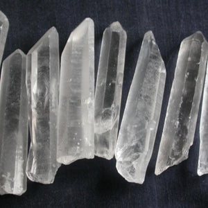 Singing Laser Wand Quartz Crystal Matched Pair - Song of Stones