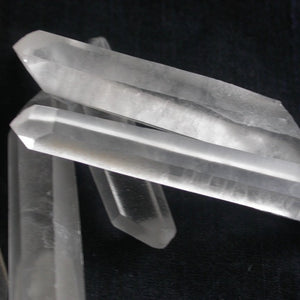 Singing Laser Wand Quartz Crystal Matched Pair - Song of Stones