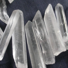 Load image into Gallery viewer, Singing Laser Wand Quartz Crystal Matched Pair - Song of Stones