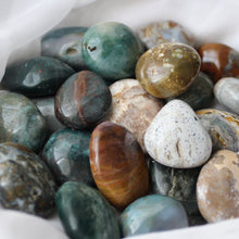 Load image into Gallery viewer, Ocean Jasper Palm Stones - Song of Stones