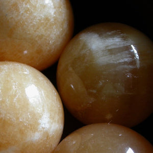 Orange Calcite Spheres - Song of Stones