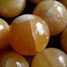 Load image into Gallery viewer, Orange Calcite Spheres - Song of Stones