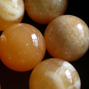 Orange Calcite Spheres - Song of Stones