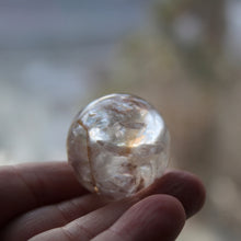 Load image into Gallery viewer, Golden Phantom Amethyst Crystal Spheres Large - Song of Stones