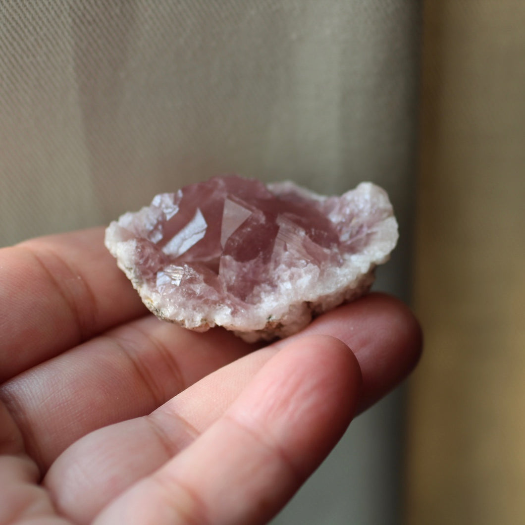 Pink Amethyst Crystals - Song of Stones