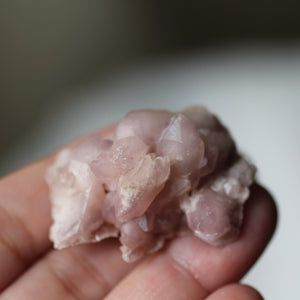 Pink Fur Baby Quartz Crystals - Song of Stones