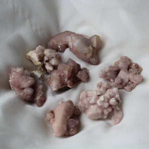 Pink Fur Baby Quartz Crystals - Song of Stones