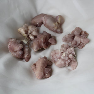 Pink Fur Baby Quartz Crystals - Song of Stones