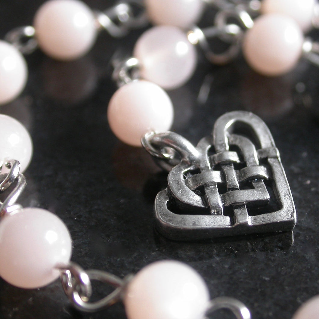 Pink Moonstone Bracelet - Song of Stones
