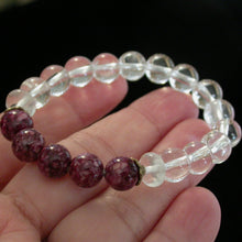 Load image into Gallery viewer, Quartz and Thulite Bracelet - Song of Stones