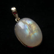 Flashy Rainbow Moonstone Pendant 41402 - Song of Stones