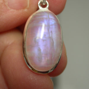 Flashy Rainbow Moonstone Pendant 41411 - Song of Stones