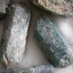 Blue Apatite Crystals - Song of Stones