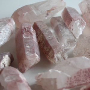 Red Phantom Quartz Crystals - Song of Stones