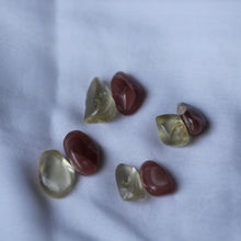 Load image into Gallery viewer, Rhodochrosite and Bytownite tumbled crystal duet - Song of Stones