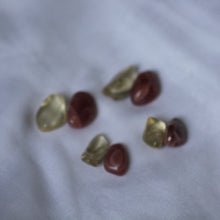 Load image into Gallery viewer, Rhodochrosite and Bytownite tumbled crystal duet - Song of Stones