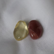 Load image into Gallery viewer, Rhodochrosite and Bytownite tumbled crystal duet - Song of Stones