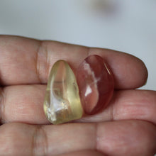 Load image into Gallery viewer, Rhodochrosite and Bytownite tumbled crystal duet - Song of Stones