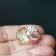 Load image into Gallery viewer, Rhodochrosite and Bytownite tumbled crystal duet - Song of Stones