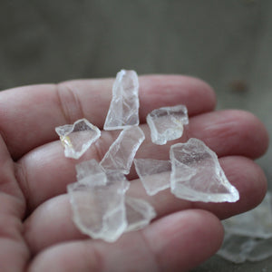 River Tumbled Topaz Crystal leaves - Song of Stones