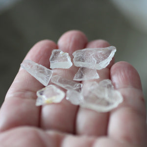 River Tumbled Topaz Crystal leaves - Song of Stones