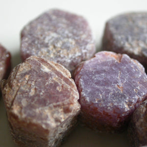 Raw Ruby Crystals - Song of Stones