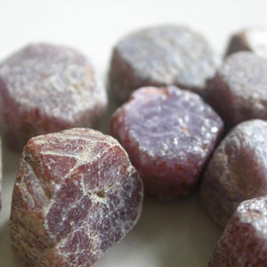 Raw Ruby Crystals - Song of Stones