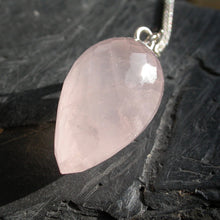 Load image into Gallery viewer, Faceted Rose Quartz Pendulum - Song of Stones