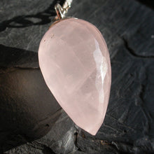 Load image into Gallery viewer, Faceted Rose Quartz Pendulum - Song of Stones