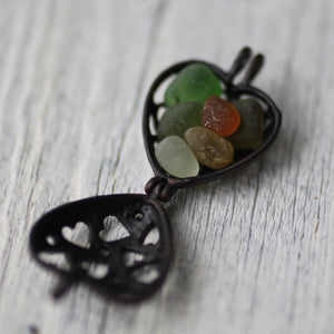 Heart Glass Pendant - Song of Stones