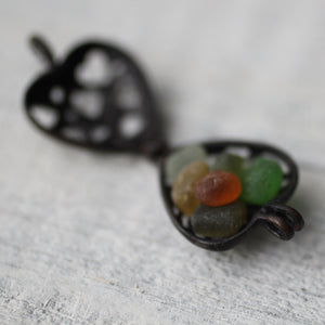 Heart Glass Pendant - Song of Stones