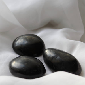 Polished Shungite Hand Stones from Madagascar - Song of Stones