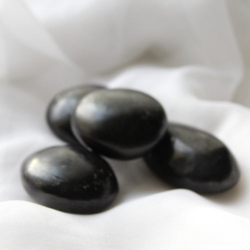 Polished Shungite Hand Stones from Madagascar - Song of Stones