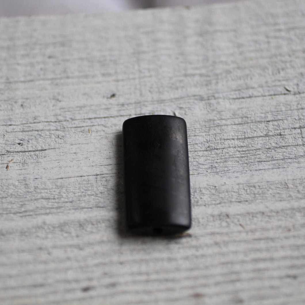 Handmade Shungite bead for pendant - Song of Stones