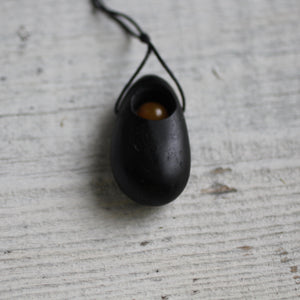 Handmade Shungite and Carnelian Necklace - Song of Stones