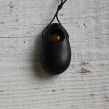 Load image into Gallery viewer, Handmade Shungite and Carnelian Necklace - Song of Stones
