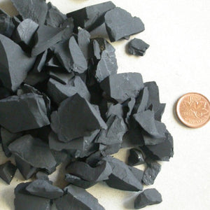 Raw Natural Shungite grids - Song of Stones