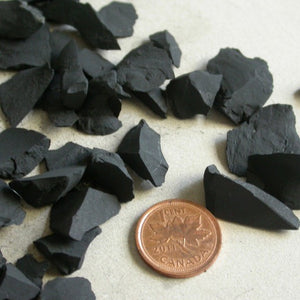 Raw Natural Shungite grids - Song of Stones