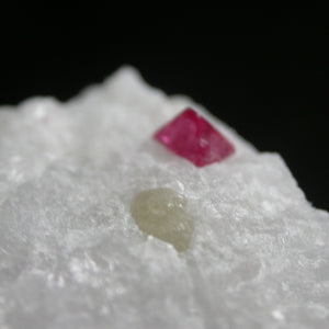 Spinel in White Marble - Song of Stones