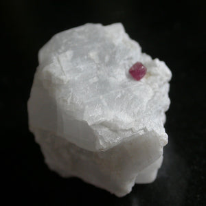 Spinel in White Marble - Song of Stones