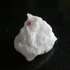 Spinel in White Marble - Song of Stones