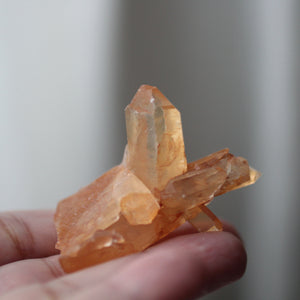 Tangerine Quartz Crystal Clusters - Song of Stones