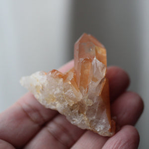 Tangerine Quartz Crystal Clusters - Song of Stones