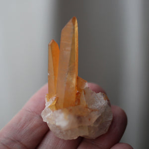 Tangerine Quartz Crystal Clusters - Song of Stones