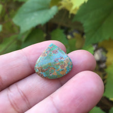 Load image into Gallery viewer, Turquoise Earth Stone Leaf - Song of Stones