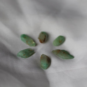 Turquoise Phantom Quartz Crystals - Song of Stones
