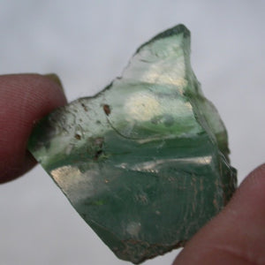 Natural Green Obsidian - Song of Stones