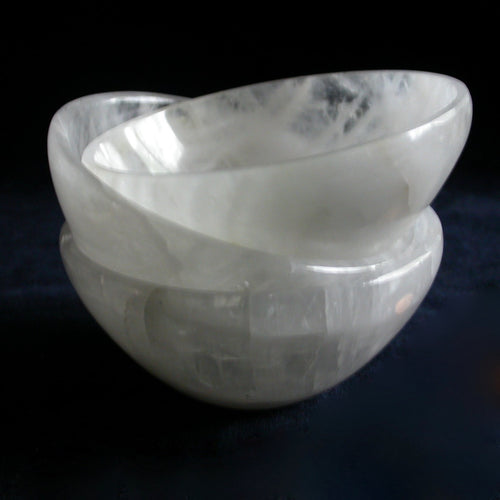 Handmade White Agate Crystal Bowls - Song of Stones