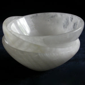 Handmade White Agate Crystal Bowls - Song of Stones